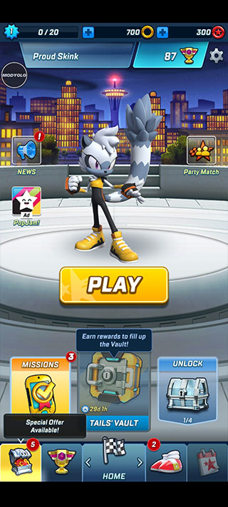sonicforces内置菜单最新版本更新内容