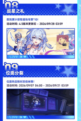 崩坏:星穹铁道「挥掷千星的筹码」4.5版本速览