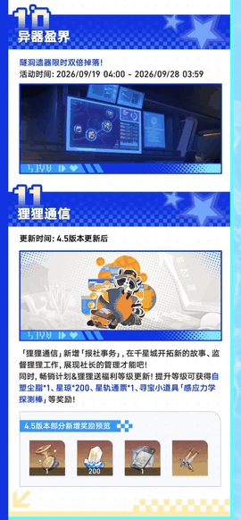 崩坏:星穹铁道「挥掷千星的筹码」4.5版本速览