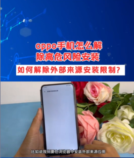 oppo高危应用无法安装怎么解除